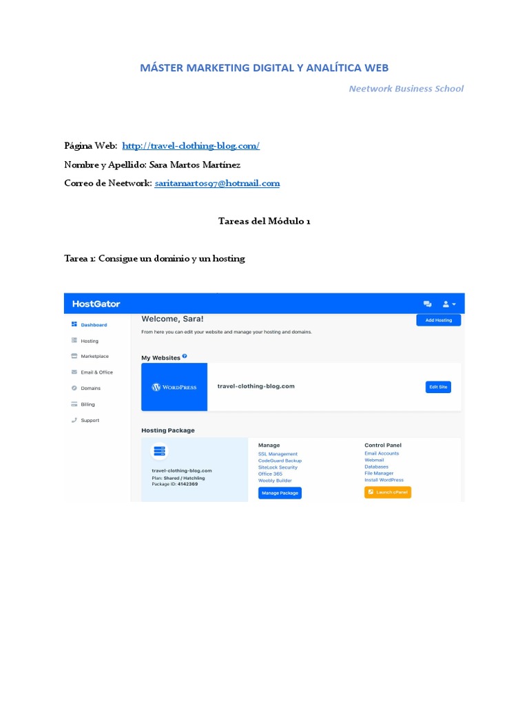 Máster Marketing Digital y Analítica Web Modulo 1 | PDF