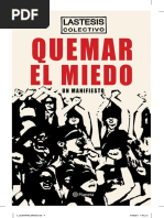 Fragmento del libro Quemar el miedo (Planeta), © 2021, Colectivo LASTESIS. 