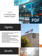 Utpb Scholars Program Info 2021