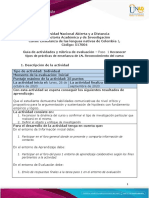 Guía de actividades y Rúbrica de evaluación - Paso 1 - Reonocer tipos de prácticas de enseñanza de LN