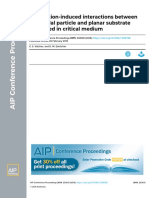 2019 GValchev and DDantchev - Fluctuation-Induced Interactions Between Ellipsoidal Particle and Planar Substrate Immersed in Critical Medium