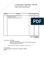 Presupuesto Herreria Construccion y Algo Mas