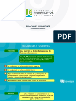 Funciones y relaciones fundamentales