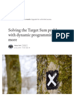 Solving The Target Sum Problem With Dynamic Programming and More - by Fabian Terh - The Startup - Medium