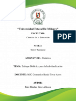 Enfoque Didáctico para la Individualización en la Universidad Estatal de Milagro