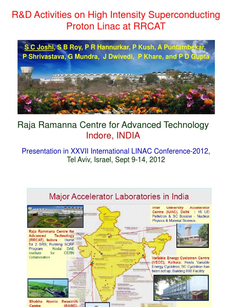 Joshi-2012-Linac-R&D Activities On High Intensity Superconducting | PDF ...