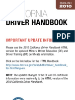Driver Handbook: California