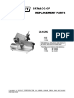 Catalog of Replacement Parts: Slicers