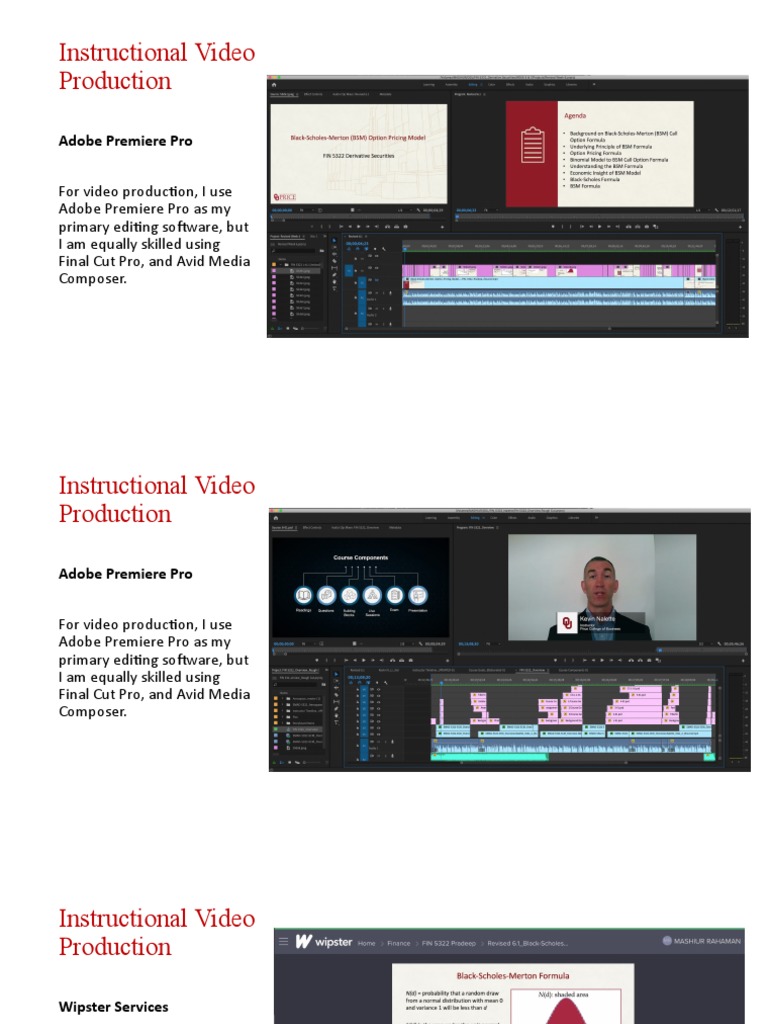 Instructional Video Production | PDF