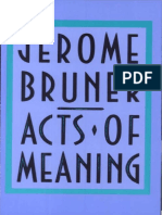 Bruner Acts of Meaning