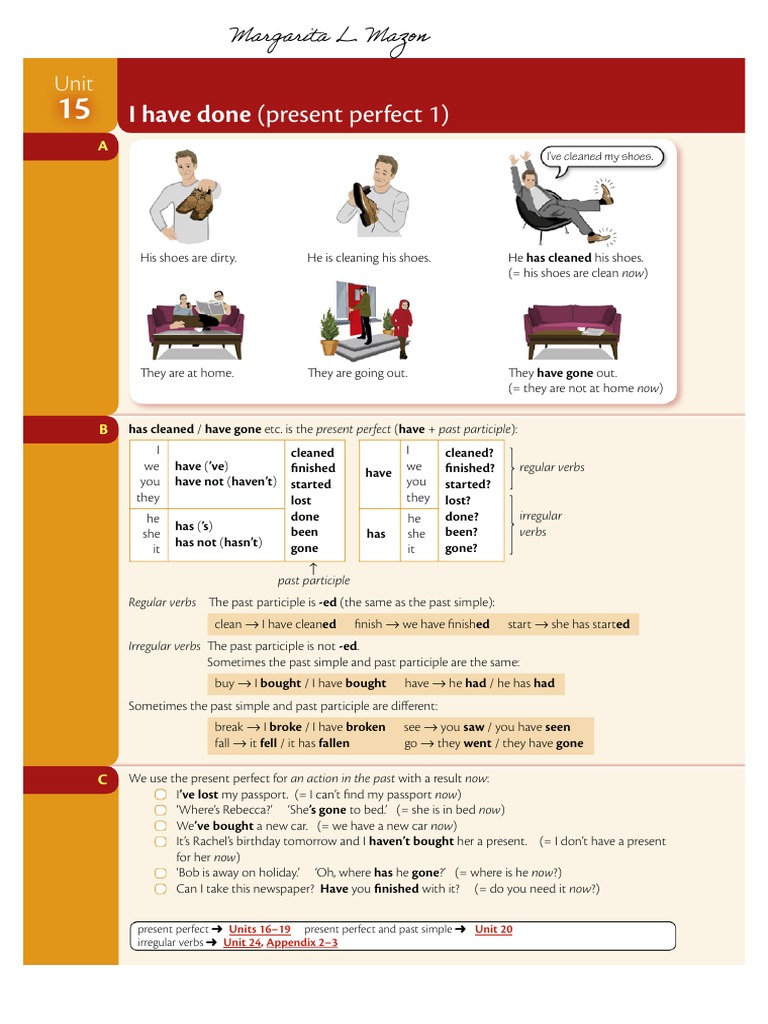 Present Perfect Tense Explained | PDF | Linguistic Typology ...