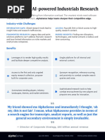 AlphaSense Industrials Overview