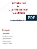 Introduction to Pharmaceutical Validation: A Guide to Process and Facility Validation