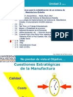 Herramientas Básicas para Le Estabilización de Un Sistema de Manufactura Esbelta (Parte2) PRESENTACIÓN