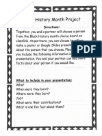black history month project