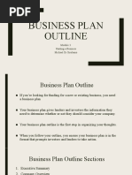 A) Business Plan Outline