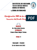 Clasificación TNM de Los Diferentes Tumores Del Tracto Urogenital