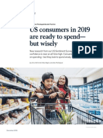 US Consumers in 2019 Are Ready To Spend - But Wisely