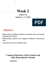 Week 1 DiseasesHealthylifestyleFeedbackmechanism