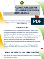 Materi Pemanfaatan EMIS Untuk Kesling Madrasah (Kemenag) - 02!03!2021