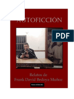 Autoficción - Relatos de Frank David Bedoya Muñoz - Nueva Edición 2021