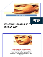 Lessons in Leadership The Lagaan Way: Prof. Parveen Sultana