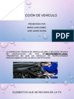 Inspección de Vehículo Diapositivas