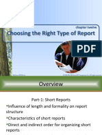 Choosing The Right Type of Report