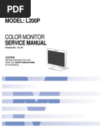 Color Monitor: MODEL: L200P
