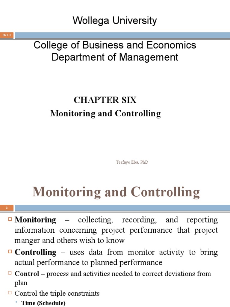 Wollega University College of Business and Economics Department of ...