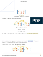 How To Multiply Matrices