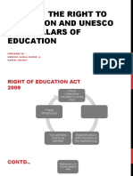 Task4A1 The Right To Education and Unesco Four Pillars of Education
