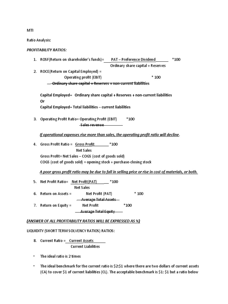Capital Employed Ordinary Share Capital + Reserves + Non-Current ...