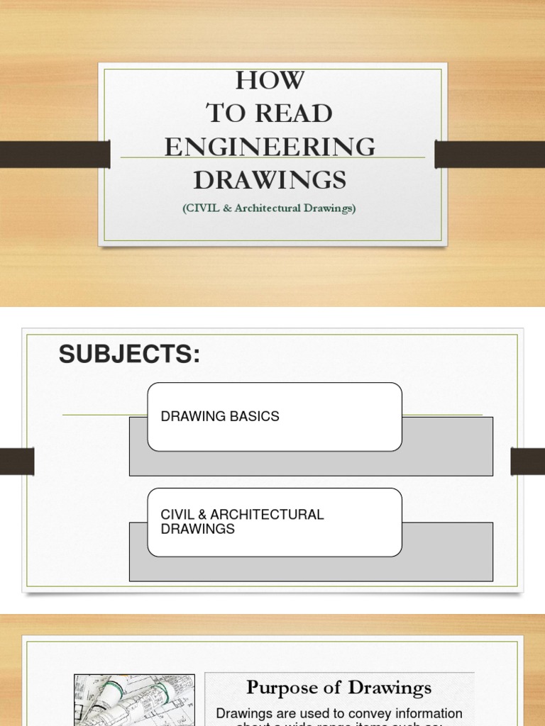 How To Read Engineering Drawings PDF Drawing Teaching Mathematics