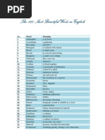 The 100 Most Beautiful Words in English