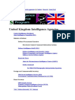 UK Intelligence Agencies Overview