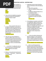 Operations Auditing - Midterm Exam: Input Process Output