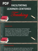 Facilitating Learning