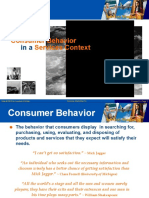 Consumer Behavior Services Context