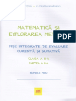 Matematica Si Explorarea Mediului - Clasa 2. Partea 2 - Fise Integrate de Evaluare Curenta Si Sumativa - Tudora Pitila, Cleopatra Mihailescu