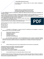 Estudo Dirigido Departamento Pessoal