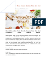 Materi Procedure Text