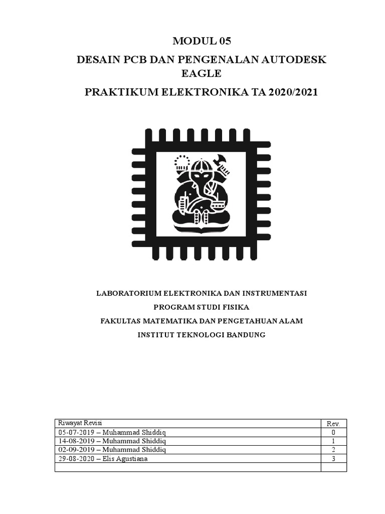 (Modul 05) Desain PCB Dan Pengenalan Autodesk Eagle Lengkap | PDF