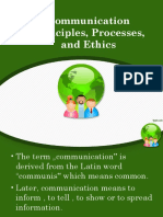 Communication Processes