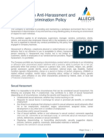 Allegis Group Anti-Harassment and Anti-Discrimination Policy