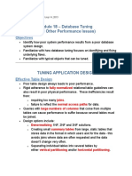 Database Tuning