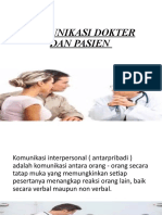 KOMUNIKASI DOKTER DAN PASIEN, Rev