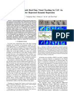 DR Track: Towards Real-Time Visual Tracking For UAV Via Distractor Repressed Dynamic Regression