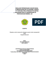 Pengendalian Persediaan Kasur Busa Dengan Menggunakan Economic Order Mengurangi Biaya Persediaan Di Perusahaan Mebel LB