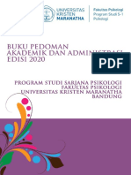 Buku Pedoman Akademik Dan Administrasi Edisi 2020 - Prodi Sarjana Psikologi FP UKM